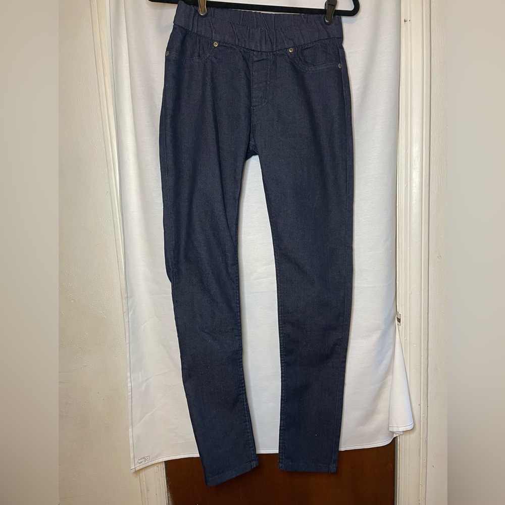 NWT Antthony Originals Blue Denim All Together Jeans w Elastic Waist Size 6